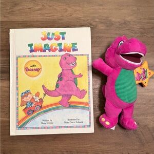 Barneys NWT Plush Toy and Vintage Book